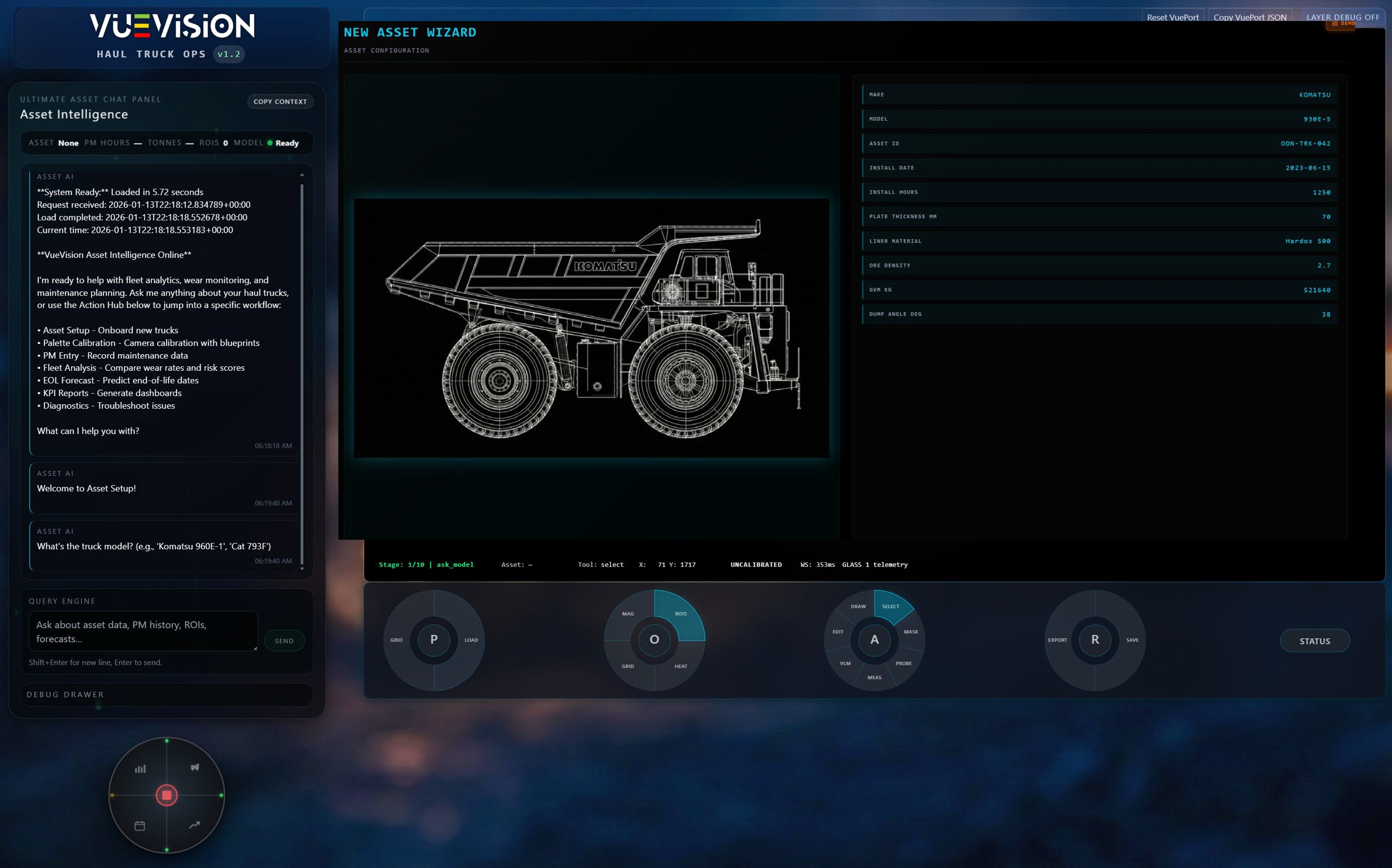 VueVision workflow overview